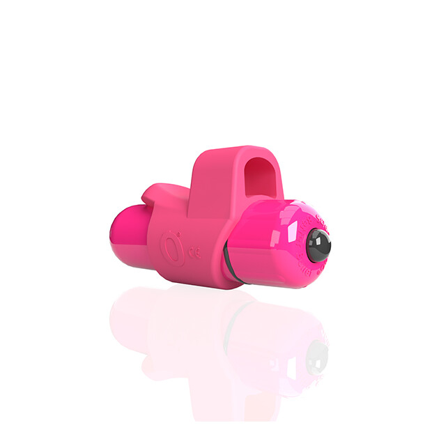 The Screaming O 4B FingO SlimStrawberry Mini Vibrator Pink