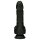 Naked Addiction Stoßvibrator mit Saugnapf Strap-On kompatibel schwarz