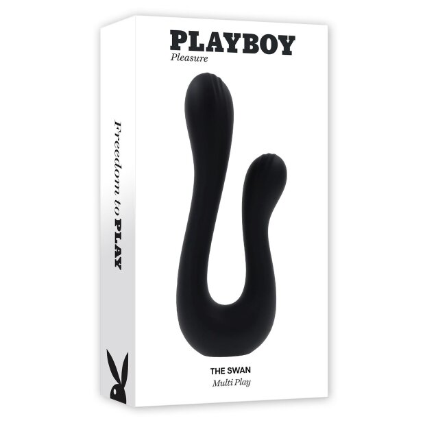 Playboy Der Schwan Vibrator Schwarz 19,6 cm ⌀ 3,6 cm