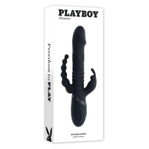 Playboy Big Bunny Energy Rabbit Vibrator Schwarz