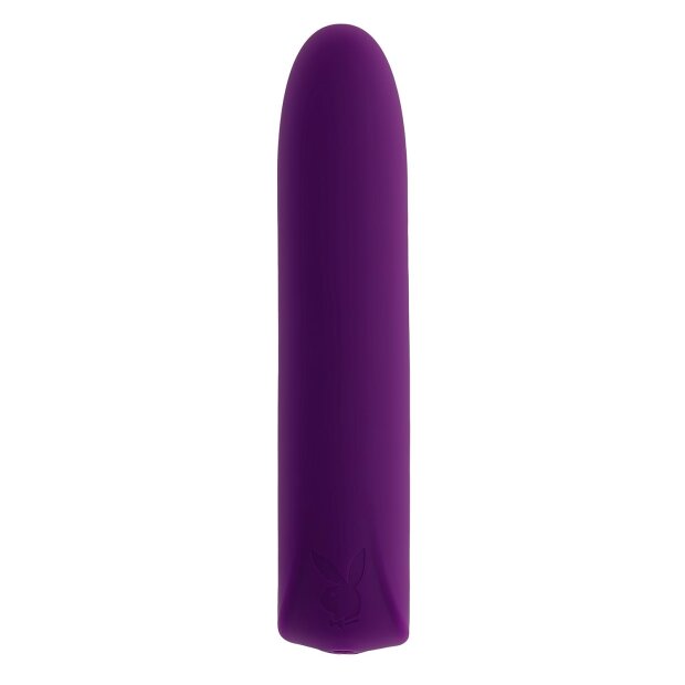 Playboy One & Only Vibrator Mini Vibrator Lila 12 cm ⌀ 2,5 cm