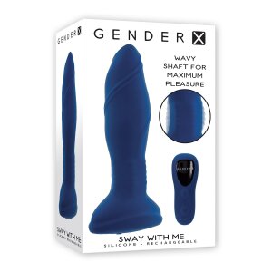 Gender X Sway With Me Analplug Blau ⌀ 3,6 cm