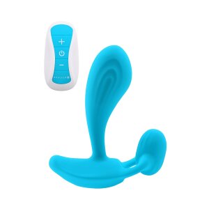 Gender X Wear Me Out Analplug mit Vibration Blau ⌀ 3,2 cm