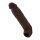 Shaft penis sheath mahogany 19.8 cm