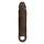 Shaft penis sheath mahogany 19.8 cm