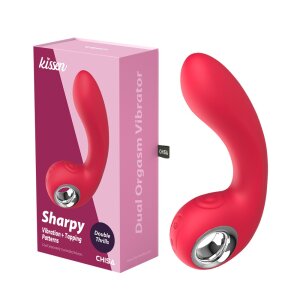 Chisa Novelties Sharpy Vibrator Rot 17,8 cm