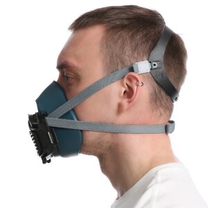 Men Army Full Pop Breathing Mask Schwarz