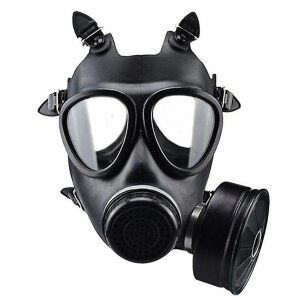 Men Army Komplet Breath Gas Mask Schwarz