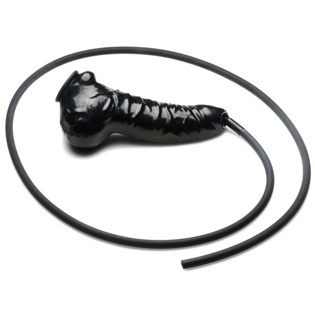 XR Brands Penis Sleeve with Guzzler Tubing 18 x 3.8cm