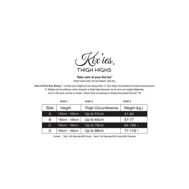 Kixies Annabelle hold-up stockings striped gray S