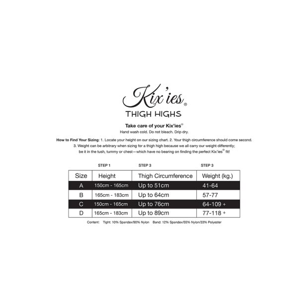 Kixies Grace hold-up stockings multicolored checkered red S