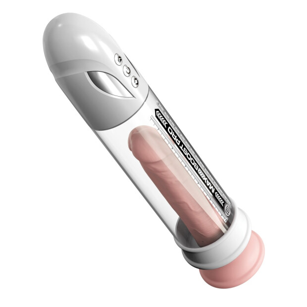 Pipedream Pump Worx Max Pro Flow Penispumpe Weiß 28,6 cm ⌀ 5,1 cm