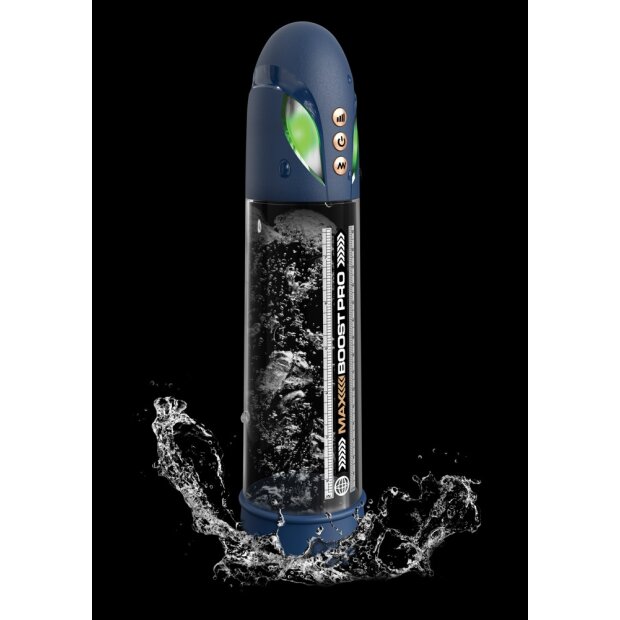 Pipedream Pump Worx Max Pro Flow Penispumpe Blau 28,6 cm ⌀ 5,1 cm