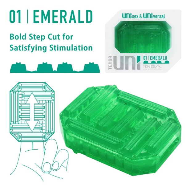 TENGA Uni Emerald Taschenmuschi