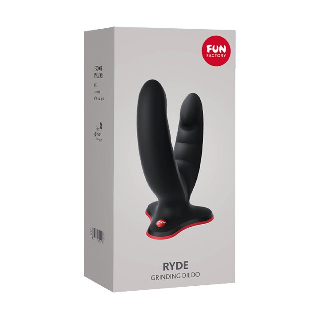 Fun Factory Ryde Doppeldildo Schwarz 12,3 cm  3,8 cm, 32,95