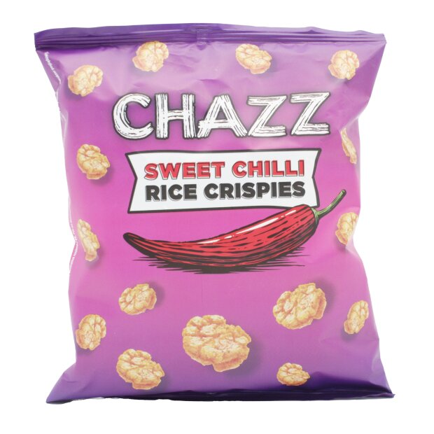 CHAZZ HOT tastes Sweet Chilli Rice Crispies 100 g