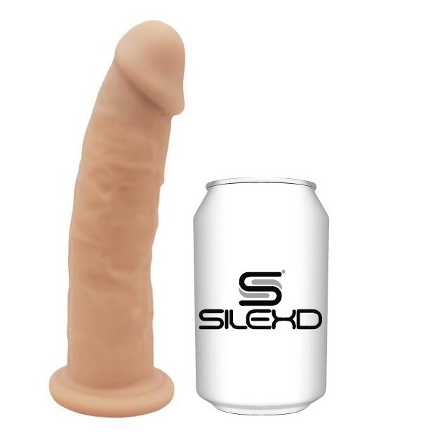 SILEXD Dildo Dual Density Silikon Realistisch Beige 19 cm