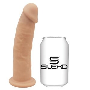 SILEXD Dildo Dual Density Silikon Realistisch Beige 19 cm