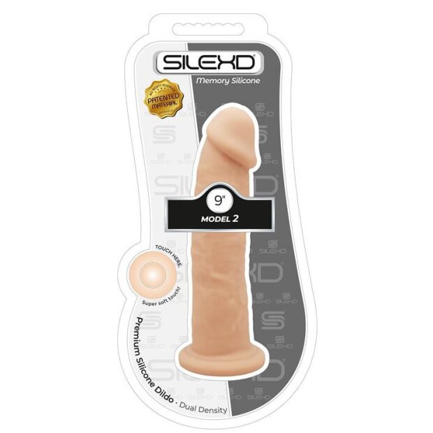 SILEXD Godemiché double densité en silicone 23 cm