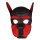 Kinky Puppy Neoprene Puppy Hoods RED