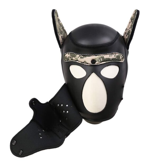 Kinky PUPPY Neoprene Camouflage Hood