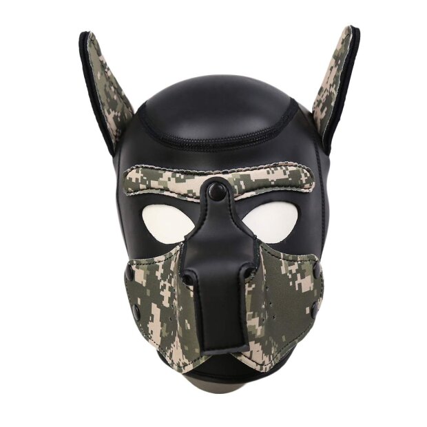 Kinky PUPPY Neoprene Camouflage Hood