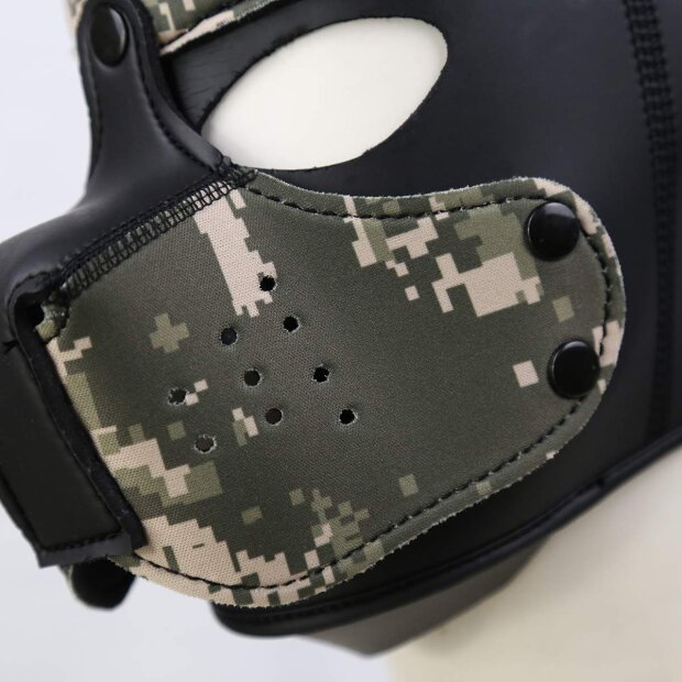 Kinky PUPPY Neoprene Camouflage Hood
