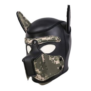 Kinky PUPPY Neoprene Camouflage Hood