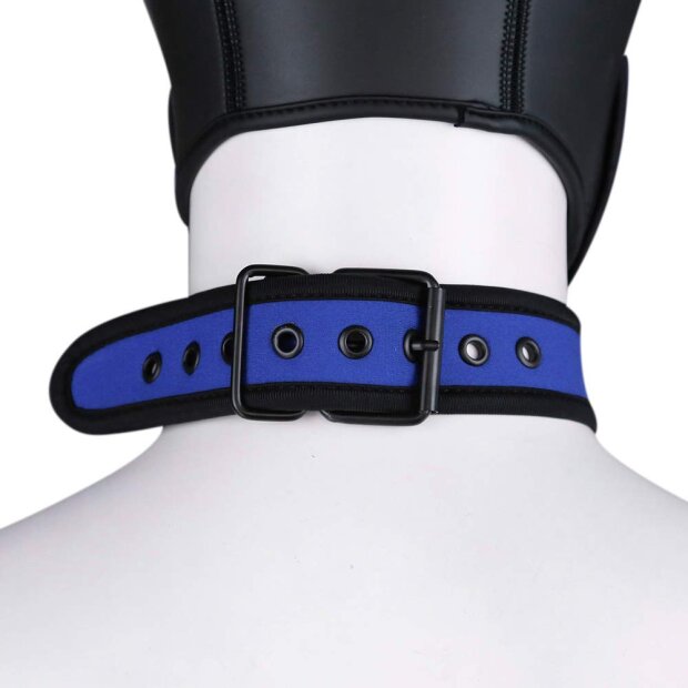 Kinky Puppy Blue neoprene necklace