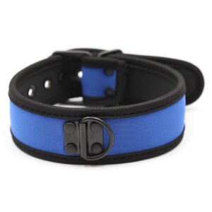 Kinky Puppy Blue neoprene necklace