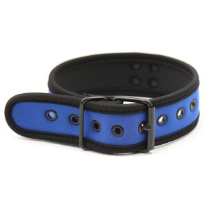 Kinky Puppy Blue neoprene necklace