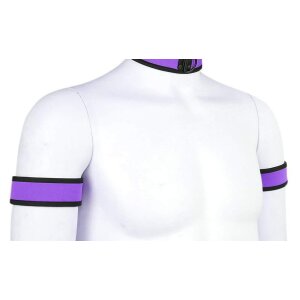 Kinky Puppy Purple neoprene armbands