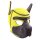 Kinky Puppy  RudeRider Neoprene Puppy Hoods Yellow/Black