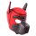 Kinky PUPPY Neoprene Hood Red-Black