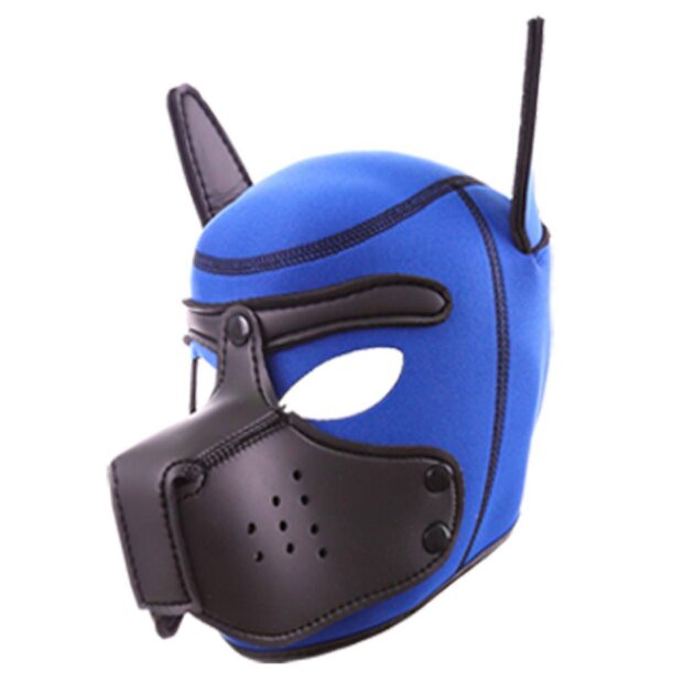 Kinky PUPPY Neoprene Hood Blue-Black