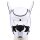Kinky PUPPY FOX Neoprene Hood Black-White