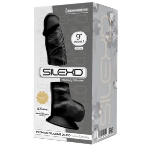SILEXD Dildo Model 1 Black 23 cm