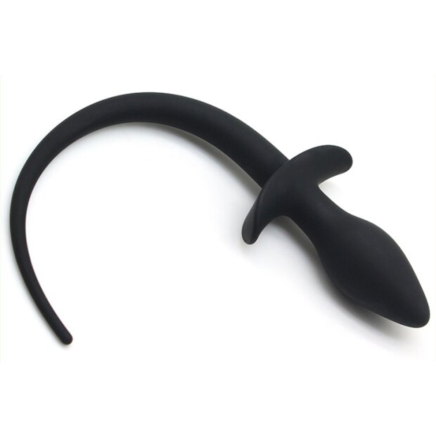 Kinky Puppy Silicone Dog Tail Plug 7.5 x 3.1 cm Black