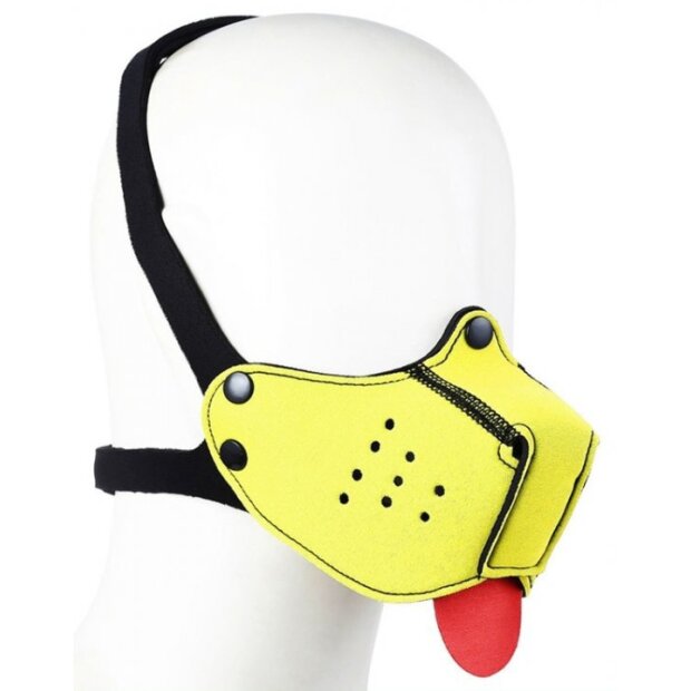 Kinky Puppy Dog Mouth Gag Jaune