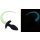Kinky Puppy Plug Luminous Puppy Tail 8 x 3.2 cm Fluorescent Green