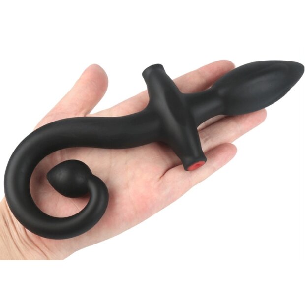 Kinky Puppy Inflatable Tail Up Plug 8 x 2.8cm