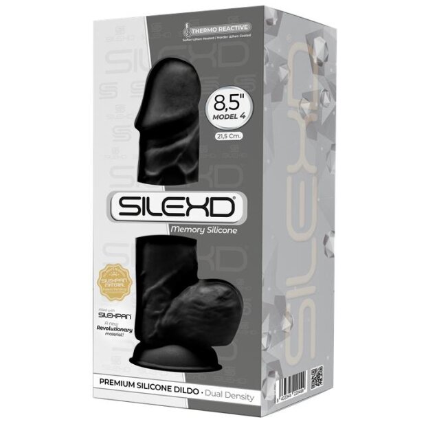SILEXD Dildo Model 1 Black 21,5 cm