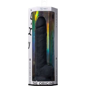 SILEXD Dildo Model 1 Schwarz Realistisch 38 cm