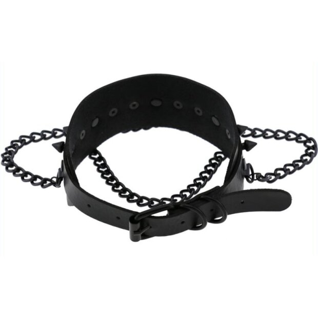 Joy Jewels  Piky spiked collar Black