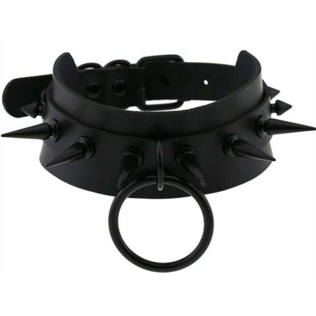 Joy Jewels Strobo Lish Spike Collar Black