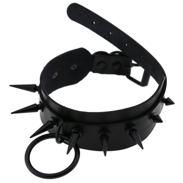 Joy Jewels Strobo Lish Spike Collar Black
