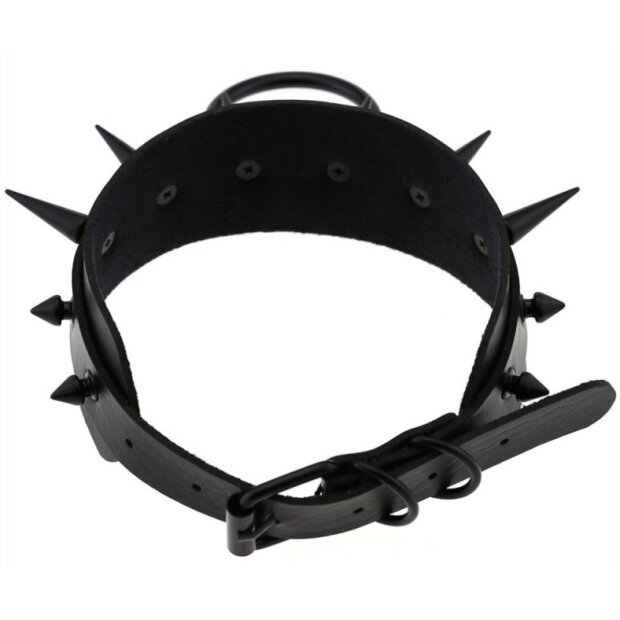 Joy Jewels Strobo Lish Spike Collar Black