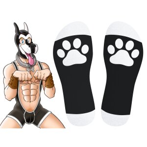 Kinky Puppy Socks Big Good Boy Schwarz 39-45
