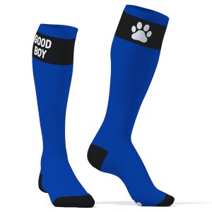 Kinky Puppy Socks Big Good Boy Blau 39-45