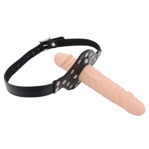 KINKgear Double Cock Penis Gag Medium